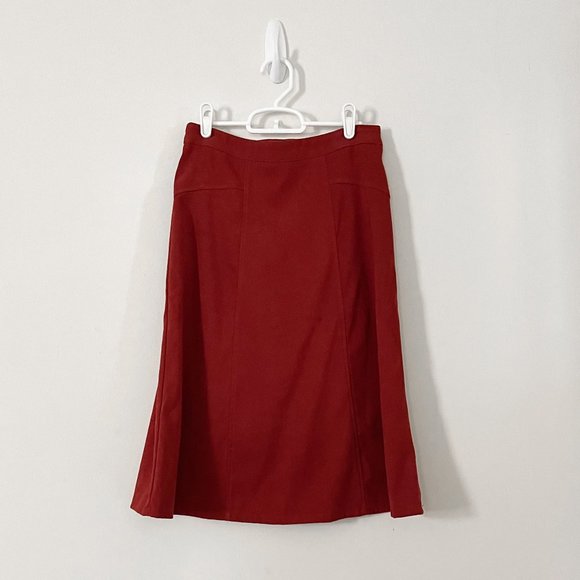 Elementz Dresses & Skirts - Elements Orange Suede looking skirt. Excellent condition.